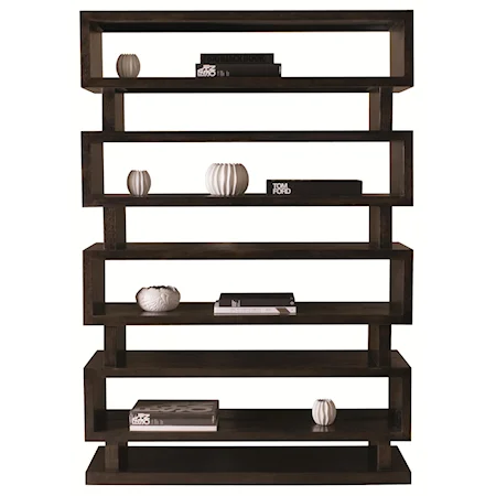 Contemporary Etagere with Modern Asian Furniture Style